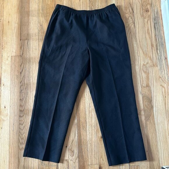 Alfred dunner black slacks size 12 - Picture 1 of 3